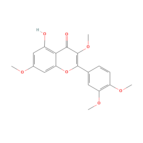 1245-15-4 QUERCETIN-3,7,3',4'-TETRAMETHYL ETHER chemical structure
