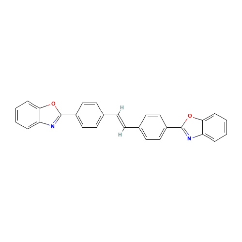 1533-45-5 2,2'-(1,2-Ethenediyldi-4,1-phenylene)bisbenzoxazole chemical structure