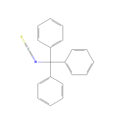 1726-94-9 TRITYL ISOTHIOCYANATE chemical structure