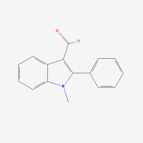1757-72-8 1-Methyl-2-phenylindole-3-carboxaldehyde chemical structure
