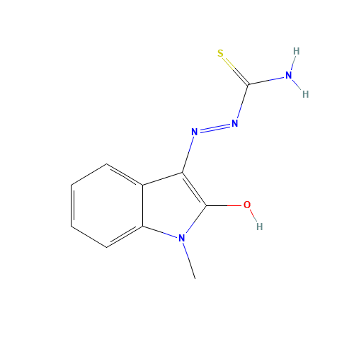 1910-68-5 N-METHYLISATIN-3-THIOSEMICARBAZONE chemical structure