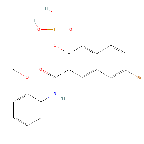 1919-91-1 NAPHTHOL AS-BI PHOSPHATE chemical structure