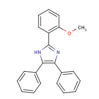 1965-19-1 2-(2-Methoxyphenyl)-4,5-diphenyl-1H-imidazole chemical structure