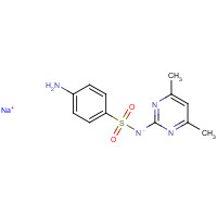 1981-58-4 Sulfamethazine sodium salt chemical structure