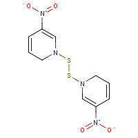 2127-10-8 2,2'-DITHIOBIS(5-NITROPYRIDINE) chemical structure