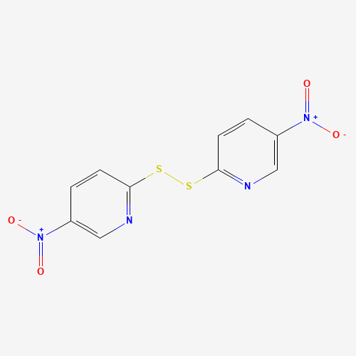 2127-10-8 2,2'-DITHIOBIS(5-NITROPYRIDINE) chemical structure