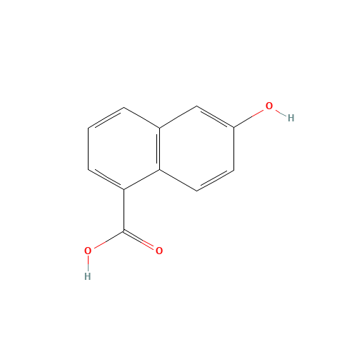 2437-17-4 6-Hydroxy-1-naphthoic acid chemical structure