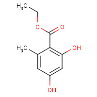 2524-37-0 2,4-DIHYDROXY-6-METHYLBENZOIC ACID ETHYL ESTER chemical structure