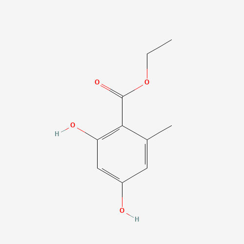 2524-37-0 2,4-DIHYDROXY-6-METHYLBENZOIC ACID ETHYL ESTER chemical structure