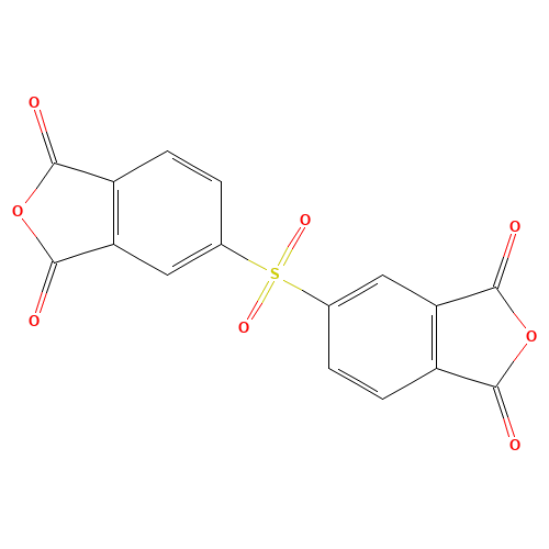 2540-99-0 3,3',4,4'-DIPHENYLSULFONETETRACARBOXYLIC DIANHYDRIDE chemical structure