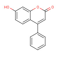 2555-30-8 7-HYDROXY-4-PHENYLCOUMARIN  97 chemical structure