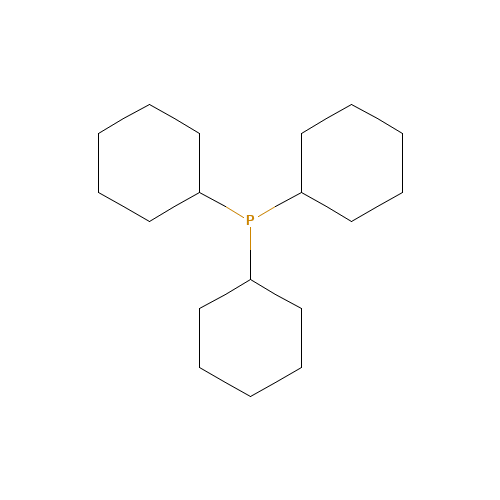 2622-14-2 Tricyclohexyl phosphine chemical structure