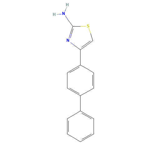 2834-79-9 4-BIPHENYL-4-YL-THIAZOL-2-YLAMINE chemical structure