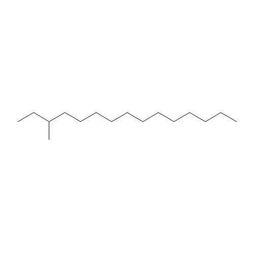2882-96-4 3-METHYLPENTADECANE chemical structure