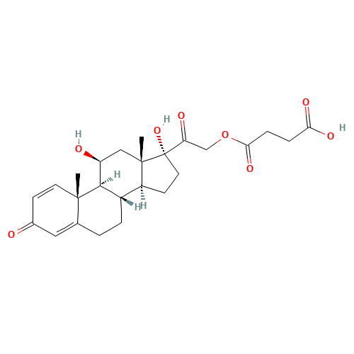 2920-86-7 Prednisolone succinate chemical structure