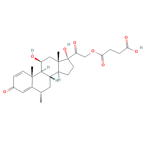 2921-57-5 Methylprednisolone hemisuccinate chemical structure