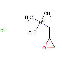 3033-77-0 2,3-Epoxypropyltrimethylammonium chloride chemical structure