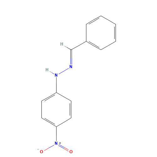 3078-09-9 BENZALDEHYDE 4-NITROPHENYLHYDRAZONE chemical structure