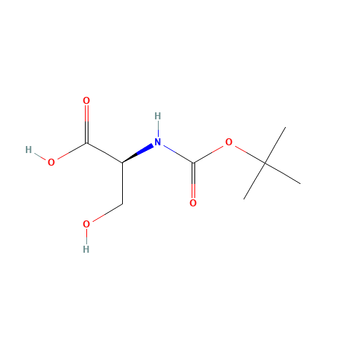 3262-72-4 BOC-L-Serine chemical structure