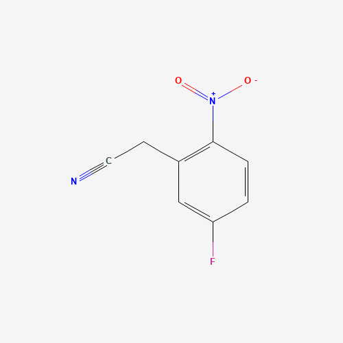 3456-75-5 5-FLUORO-2-NITROPHENYLACETONITRILE chemical structure