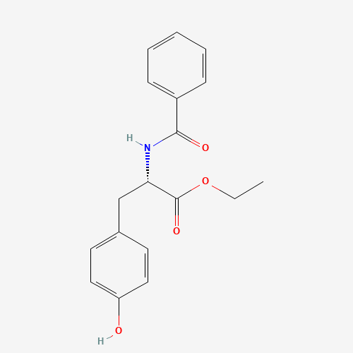 3483-82-7 Ethyl N-benzoyl-L-tyrosinate chemical structure