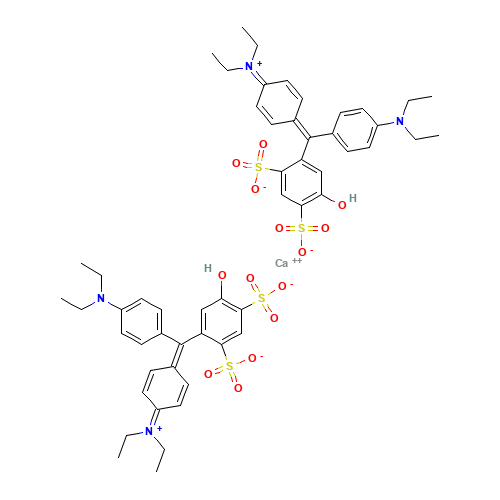 3536-49-0 PATENT BLUE V chemical structure