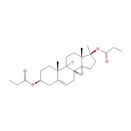 3593-85-9 Methandriol dipropionate chemical structure