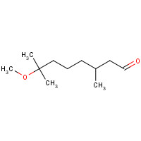 3613-30-7 7-METHOXY-3,7-DIMETHYLOCTANAL chemical structure