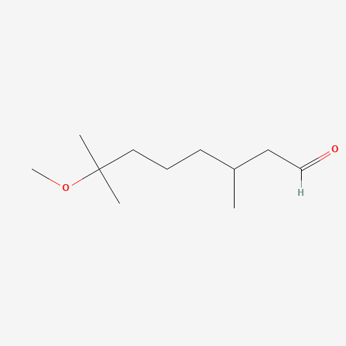 3613-30-7 7-METHOXY-3,7-DIMETHYLOCTANAL chemical structure