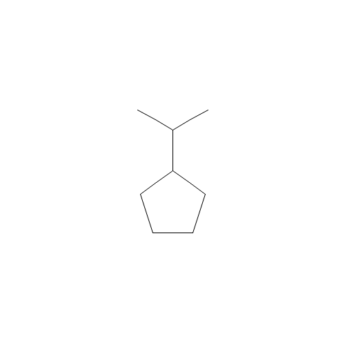 3875-51-2 ISOPROPYLCYCLOPENTANE chemical structure