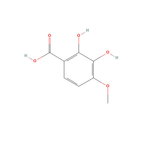 3934-81-4 2,3-DIHYDROXY-4-METHOXYBENZOIC ACID chemical structure