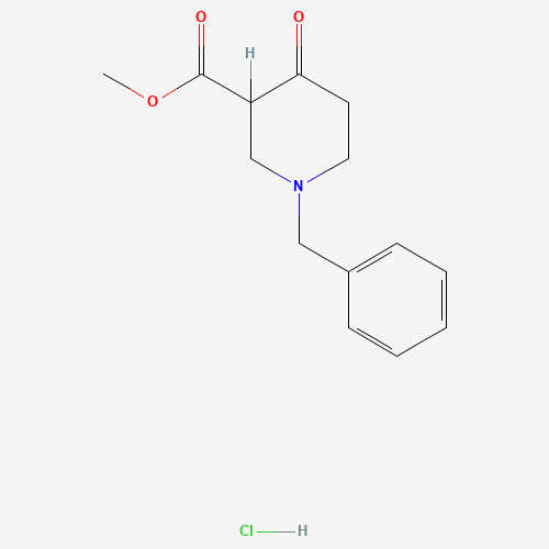 3939-01-3 Methyl 1-benzyl-4-oxo-3-piperidine-carboxylate hydrochloride chemical structure