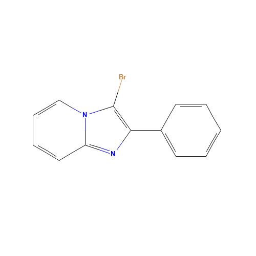 4044-95-5 3-BROMO-2-PHENYL-IMIDAZO[1,2-A]PYRIDINE chemical structure
