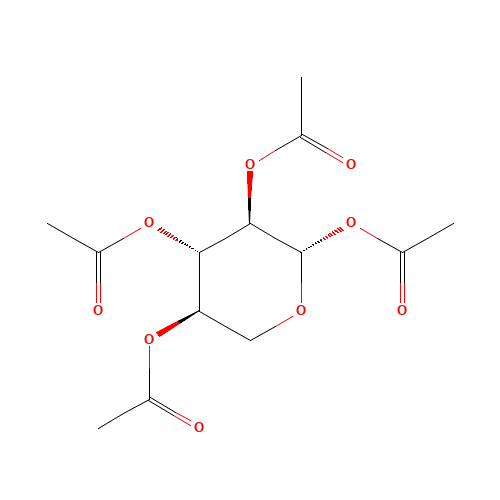 4049-33-6 1,2,3,4-TETRA-O-ACETYL-BETA-D-XYLOPYRANOSE chemical structure