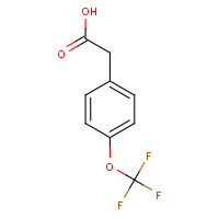 4315-07-5 4-(TRIFLUOROMETHOXY)PHENYLACETIC ACID chemical structure