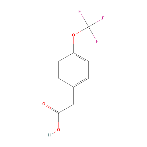 4315-07-5 4-(TRIFLUOROMETHOXY)PHENYLACETIC ACID chemical structure