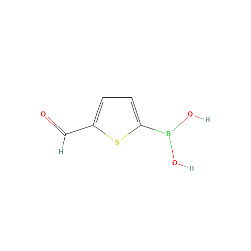 4347-33-5 5-Formyl-2-thiopheneboronic acid chemical structure