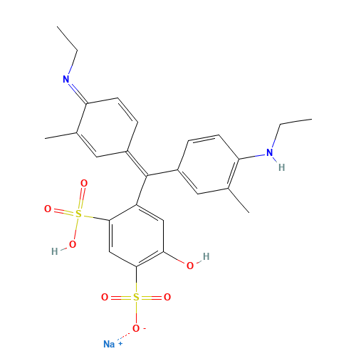 4463-44-9 XYLENE CYANOL FF chemical structure