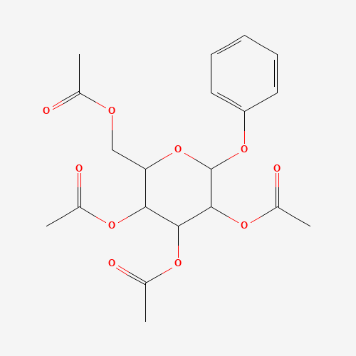4468-72-8 PHENYL-2,3,4,6-TETRA-O-ACETYL-BETA-D-GLUCOPYRANOSIDE chemical structure