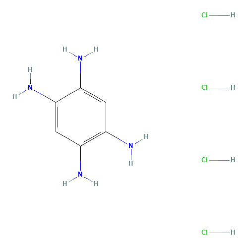 4506-66-5 1,2,4,5-BENZENETETRAMINE TETRAHYDROCHLORIDE chemical structure