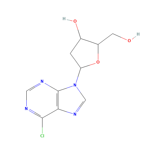 4594-45-0 6-CHLOROPURINE-2'-DEOXYRIBOSIDE chemical structure