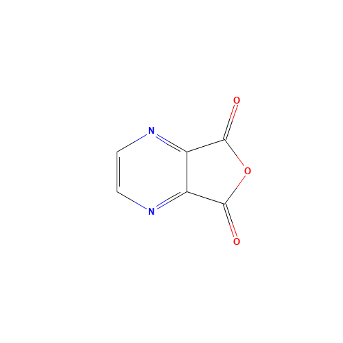 4744-50-7 2,3-Pyrazinecarboxylic anhydride chemical structure
