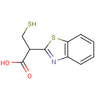 4767-00-4 3-(2-BENZOTHIAZOLYLTHIO)PROPIONIC ACID chemical structure