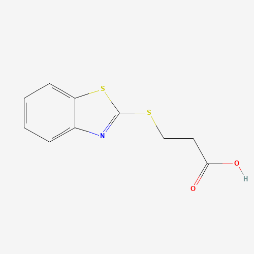 4767-00-4 3-(2-BENZOTHIAZOLYLTHIO)PROPIONIC ACID chemical structure