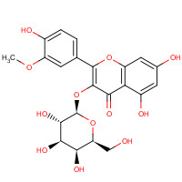 5041-82-7 ISORHAMNETIN-3-GLUCOSIDE chemical structure