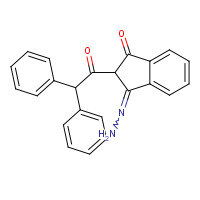 5102-79-4 2-DIPHENYLACETYL-1,3-INDANDIONE-1-HYDRAZONE chemical structure