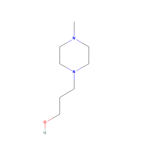 5317-33-9 1-(3-HYDROXYPROPYL)-4-METHYLPIPERAZINE chemical structure