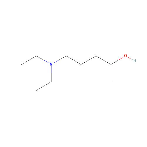 5412-69-1 5-DIETHYLAMINO-2-PENTANOL chemical structure