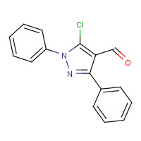 5499-67-2 5-CHLORO-1,3-DIPHENYL-1H-PYRAZOLE-4-CARBALDEHYDE chemical structure