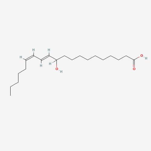 5598-37-8 (+/-)-11-HYDROXY-12E,14Z-EICOSADIENOIC ACID chemical structure